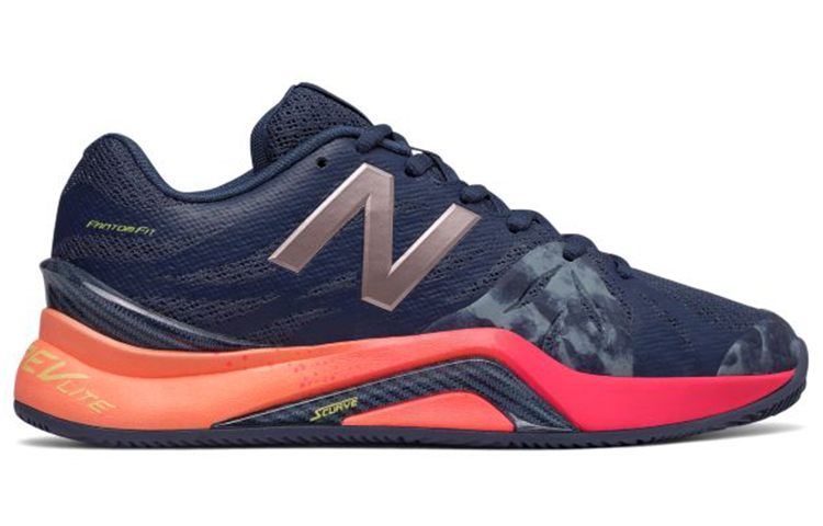 (W) NB 1296 v2 Tennis 'Dark Blue Red Orange' 圖 2