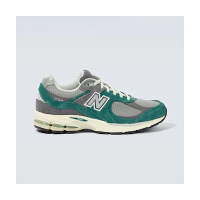 (W) NB 2002R Grey Casual Shoes Green