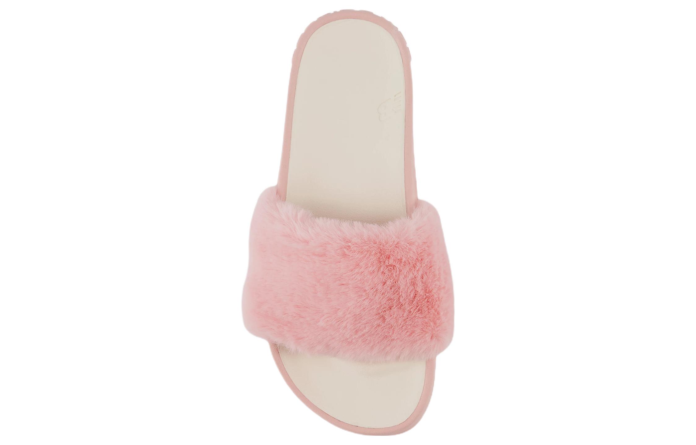 Shop (W) New Balance 200 Fuzzies Slide 'Pink Haze' Sandal Wanita SWF200ZO