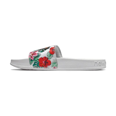 (W) NB 200 Series White Black Slippers 'White Black'