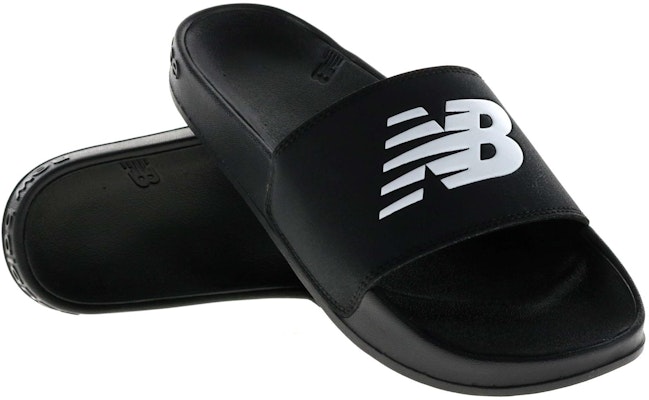 (Women) New Balance 200 Slide 'Black White' SWF200B1 Shop (Women) New Balance 200 Slide 'Black White' SWF200B1