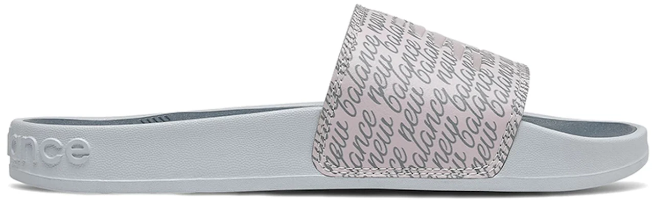 (Women) New Balance 200 Slides 'Allover Italic Logo' SWF200PG Order (Women) New Balance 200 Slides 'Allover Italic Logo' SWF200PG