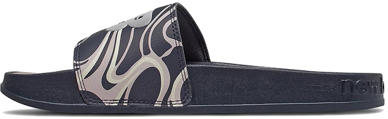 (Women) New Balance 200 Slides 'Black Blue' SWF200BL Buy (Women) New Balance 200 Slides 'Black Blue' SWF200BL