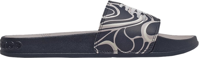 (Women) New Balance 200 Slides 'Black Blue' SWF200BL (Women) New Balance 200 Slides 'Black Blue' SWF200BL