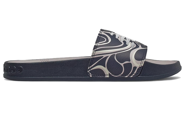 Order (Women) New Balance 200 Slides 'Black Blue' SWF200BL