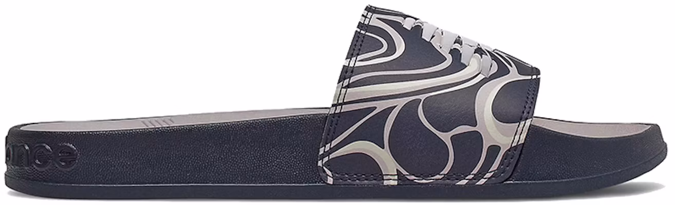 (Women) New Balance 200 Slides 'Black Blue' SWF200BL Order (Women) New Balance 200 Slides 'Black Blue' SWF200BL