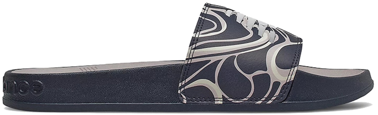 (Women) New Balance 200 Slides 'Black Blue' SWF200BL Order (Women) New Balance 200 Slides 'Black Blue' SWF200BL