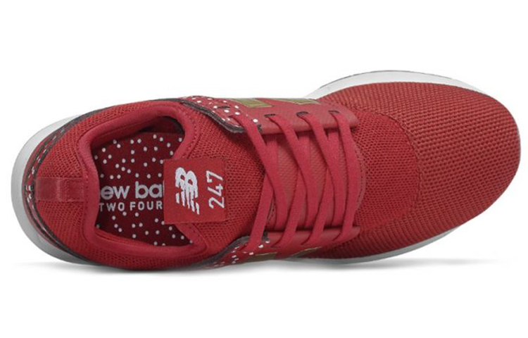 Lookbook 新百倫 NB 247 透氣 低幫 跑步鞋 女款 紅色