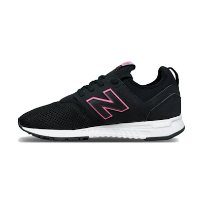 (W) NB 247S Casual Low-Top Black/Pink