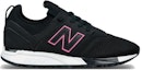 Order (Women) New Balance 247S Casual Low-Top Black/Pink WRL247PF