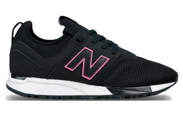 Order (W) New Balance 247S Lage Sneakers Zwart/Roze Casual WRL247PF
