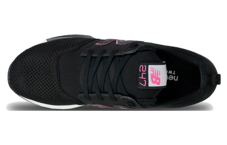 Lookbook (W) New Balance 247S Lage Sneakers Zwart/Roze Casual WRL247PF