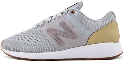 (Women) New Balance 24 Slivery/Grey 'Silver' WRL24CRC (Women) New Balance 24 Slivery/Grey 'Silver' WRL24CRC