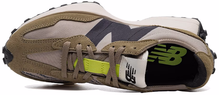 (W) New Balance 327 'Aluminum Covert Green' Lelaki & Wanita WS327BB Lookbook (W) New Balance 327 'Aluminum Covert Green' Lelaki & Wanita WS327BB