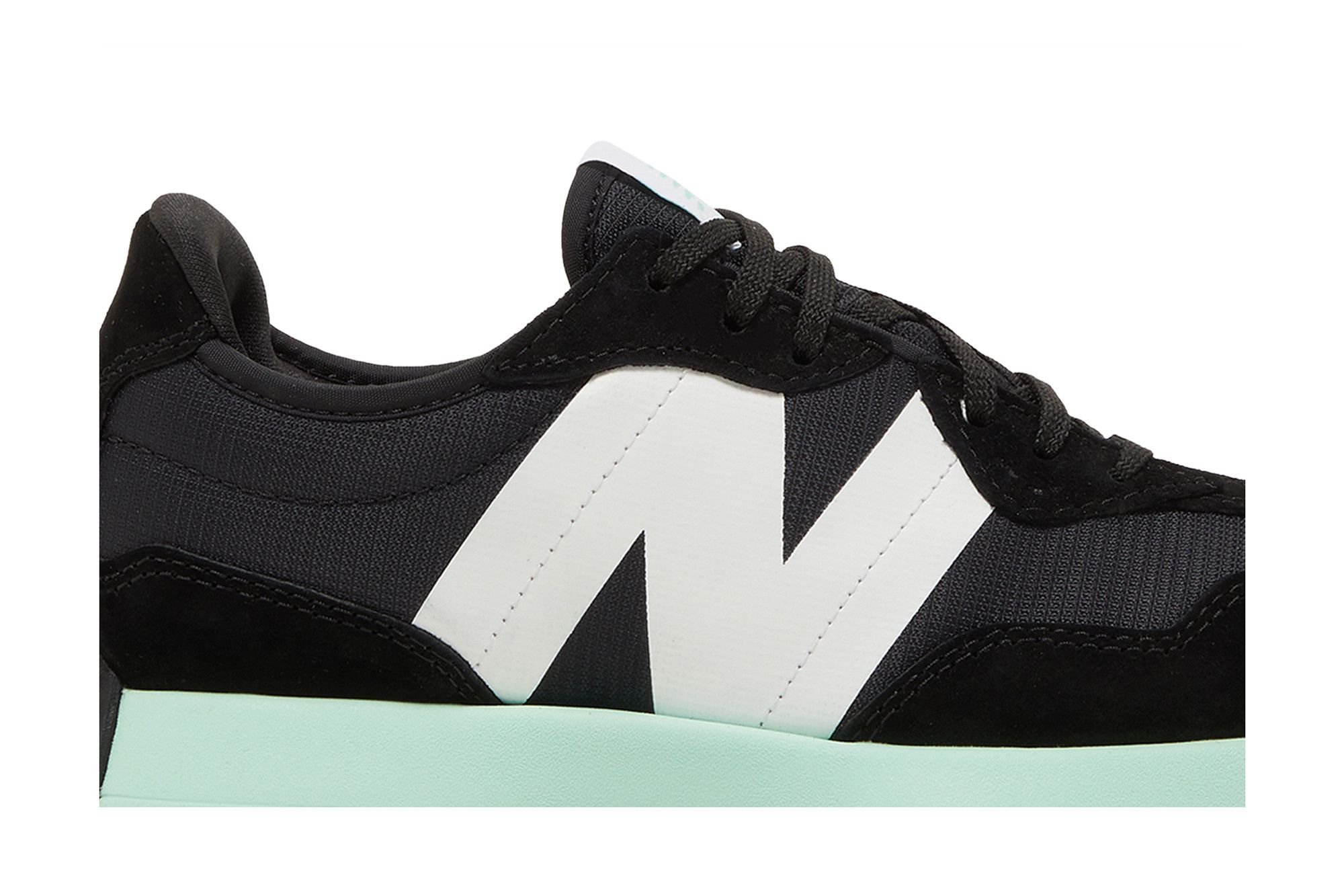 Order (Women) New Balance 327 'Black Bright Mint' WS327MM