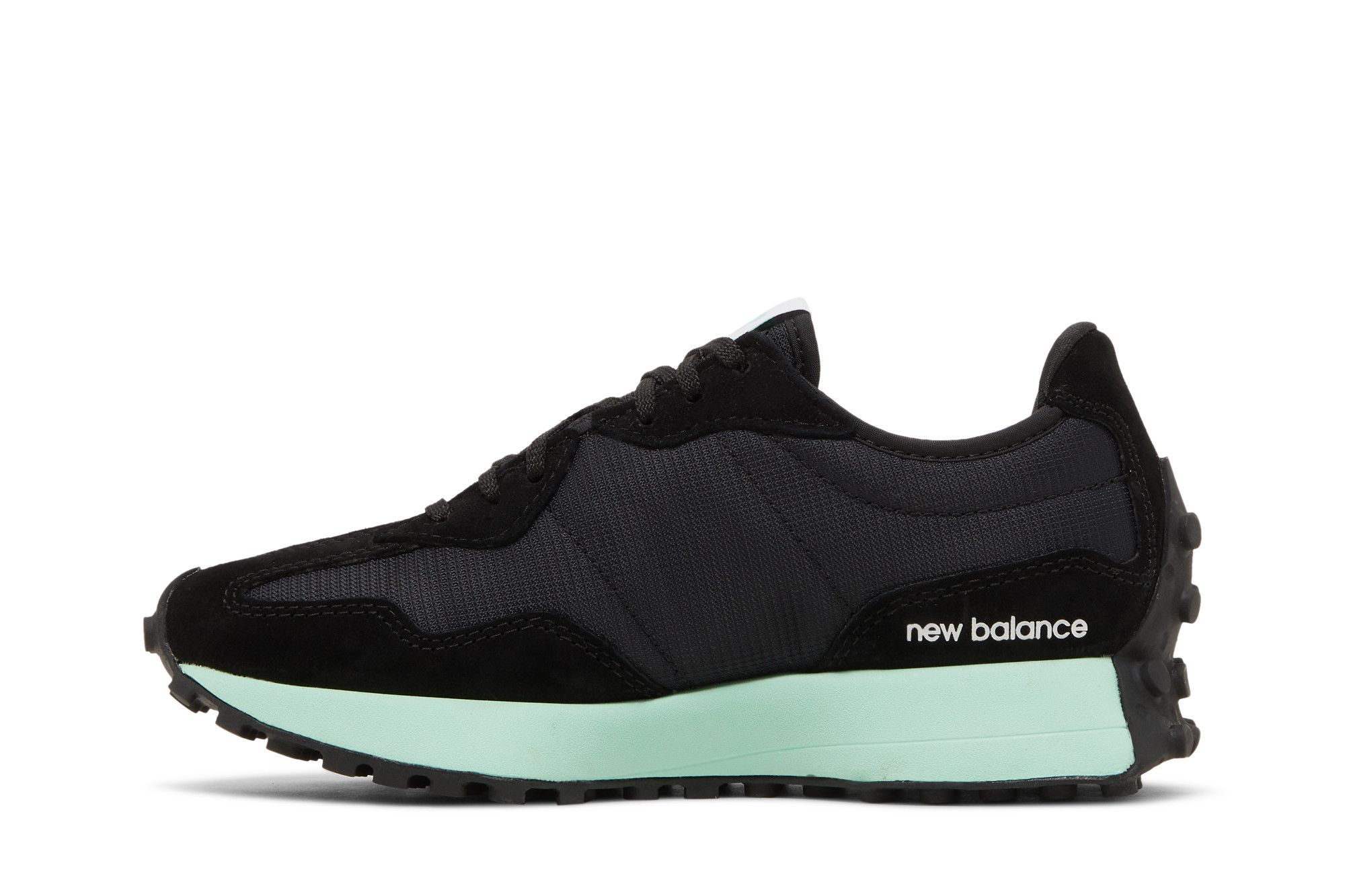 Lookbook (Women) New Balance 327 'Black Bright Mint' WS327MM