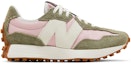 Buy (W) New Balance 327 'Dark Olivine Licorice' Gelap Olivine Licorice Tanahバックルシューズ WS327FT