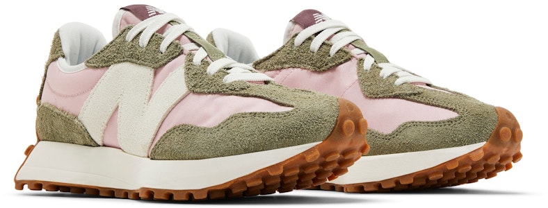 New Balance NB 327 減震耐磨 低幫 跑步鞋 男女同款 粉綠色 Cheap New Balance NB 327 減震耐磨 低幫 跑步鞋 男女同款 粉綠色