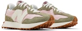 Cheap (W) New Balance 327 'Dark Olivine Licorice' Gelap Olivine Licorice Tanahバックルシューズ WS327FT