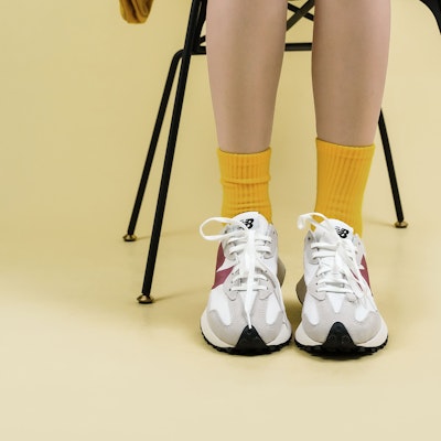 (W) New Balance 327 灰粉配色 WS327CD Details for (W) New Balance 327 灰粉配色 WS327CD