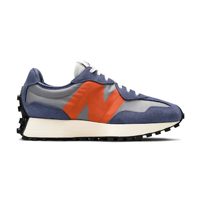 (W) NB 327 'Magnetic Blue Varsity Orange'