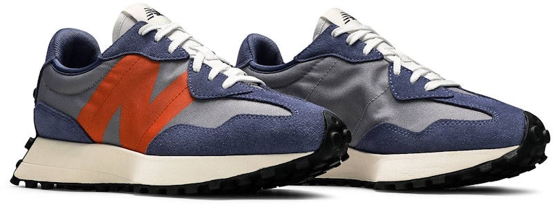 (W) New Balance 327 'Biru Magnetik Oranye Varsity' WS327CB Cheap (W) New Balance 327 'Biru Magnetik Oranye Varsity' WS327CB