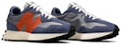 (W) New Balance 327 'Magnetic Blue Varsity Orange' Lelaki Wanita Sneaker Sporty WS327CB