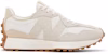 (W) New Balance 327 'Moonbeam Timberwolf' Lelaki Wanita Sneaker Kasual. WS327AN