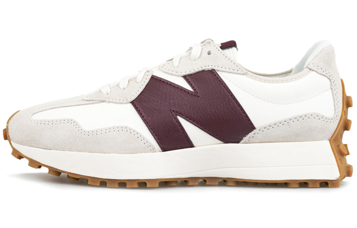 (Women) New Balance 327 'White Dark Red'