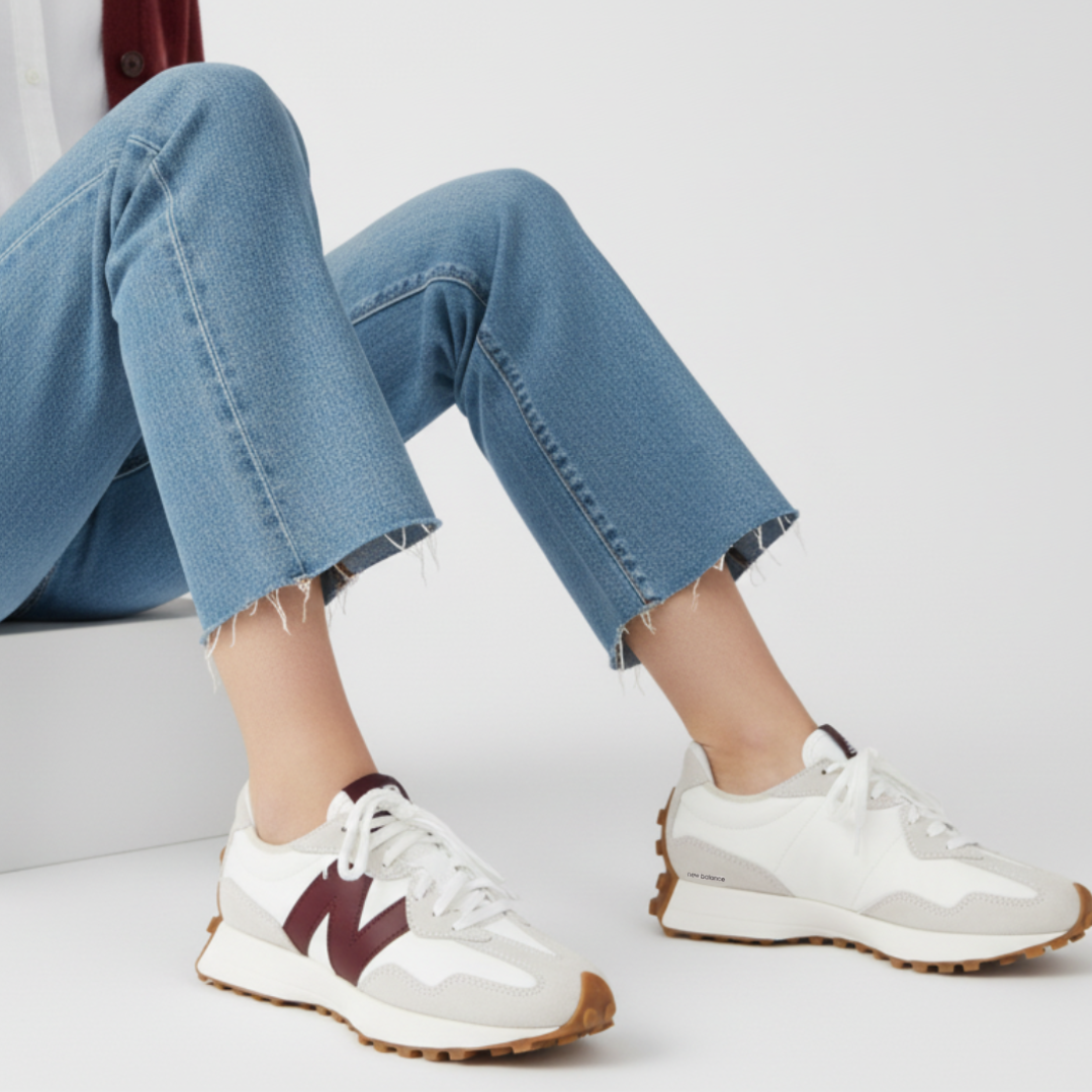 Order （女款）New Balance 327「白色深紅」WS327KA