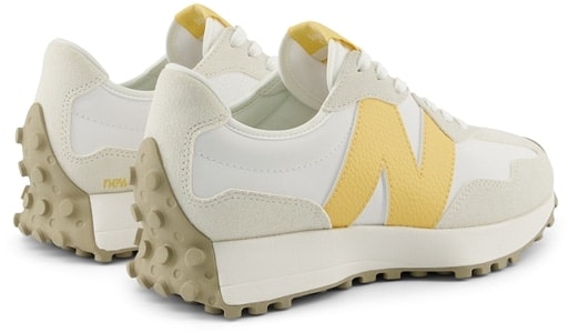 (W) (女性用)ニューバランス 327 'ホワイト イエロー' WS327KF-D WS327KF-D Details for (W) (女性用)ニューバランス 327 'ホワイト イエロー' WS327KF-D WS327KF-D