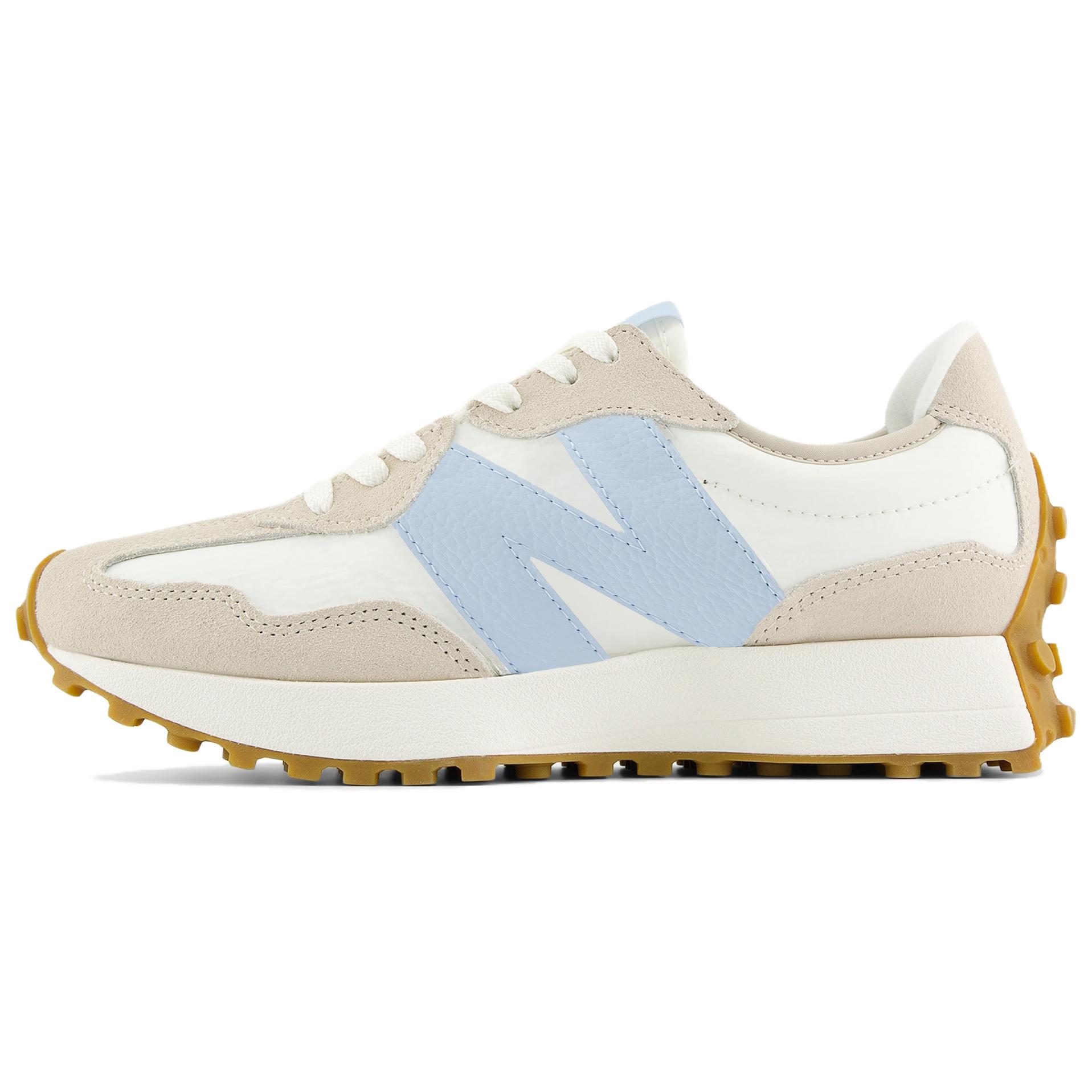 (Women) New Balance 327 Beige Casual Running Shoes - Soft & Comfortable. WS327FTA