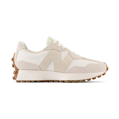 (W) NB 327 Casual Shoes Almond Milk White color