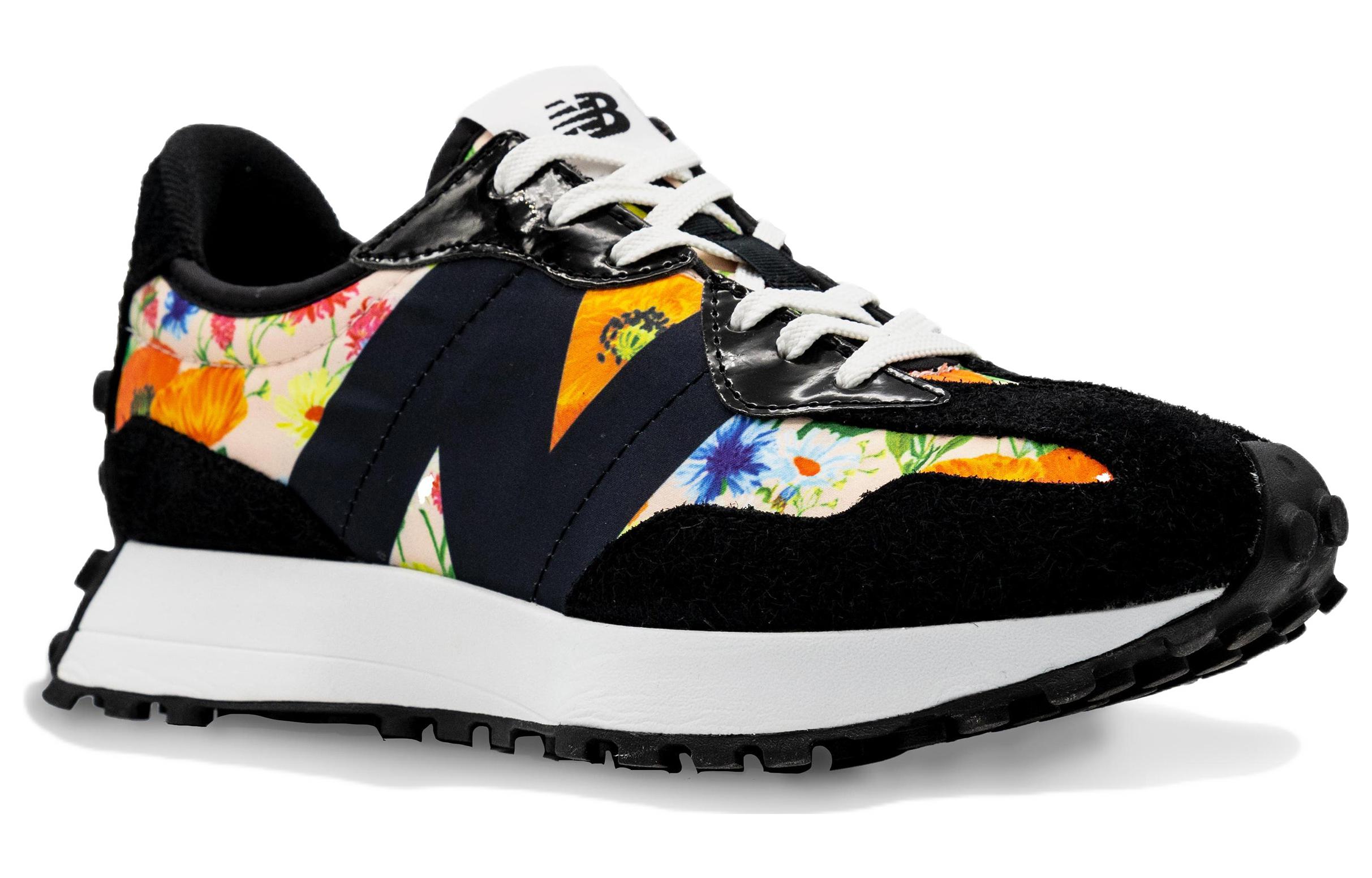 Lookbook New Balance NB 327 休閒 耐磨 低幫 跑步鞋 女款 黑色