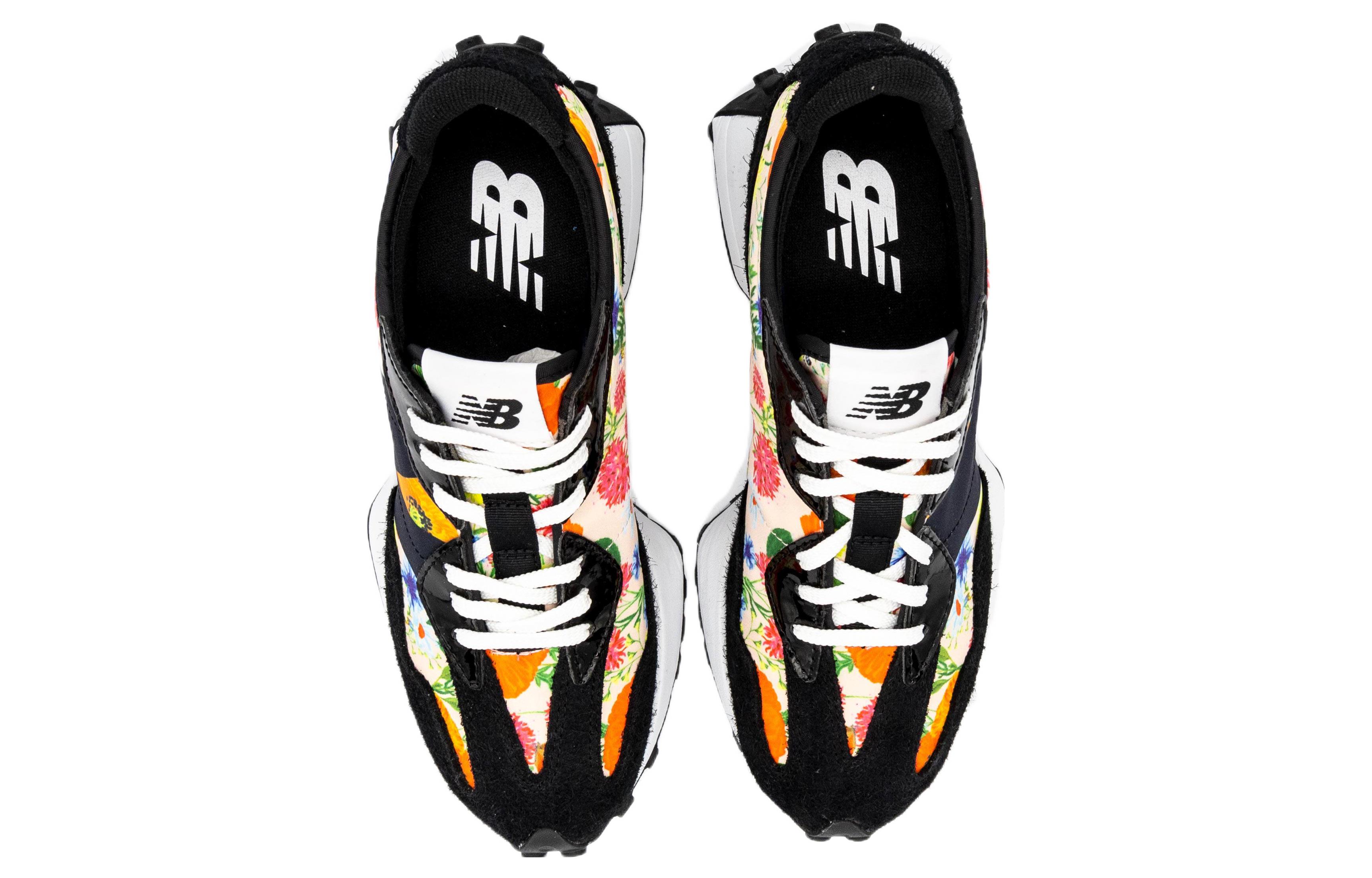 Shop New Balance NB 327 休閒 耐磨 低幫 跑步鞋 女款 黑色