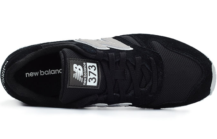 Lookbook New Balance NB 373 復古 低筒 跑步鞋 女款 黑色