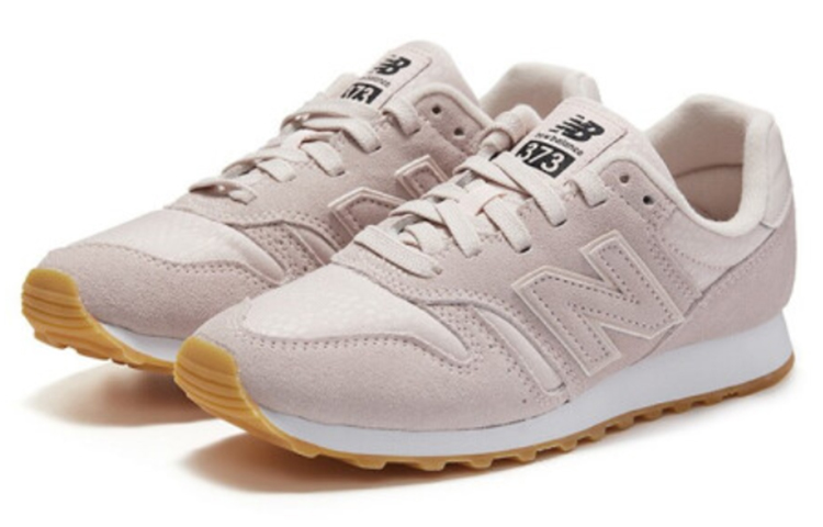 Lookbook New Balance NB 373 低筒 跑步鞋 女款 淺粉色