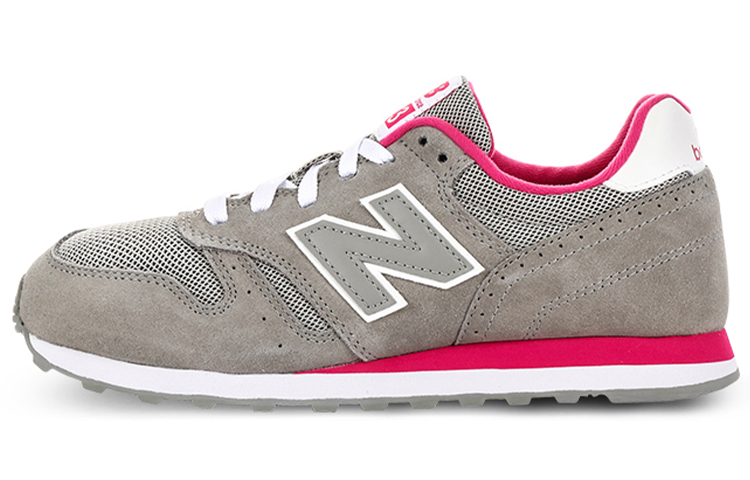 Buy (W) 新百伦373系列复古低帮灰粉色运动鞋 W373GF