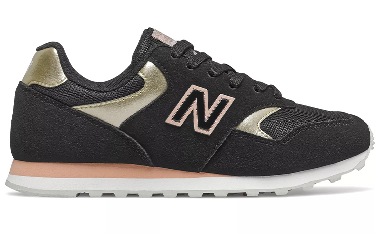 Order (W) New Balance 393 'Hitam Emas Metalik Cerah' WL393MTL