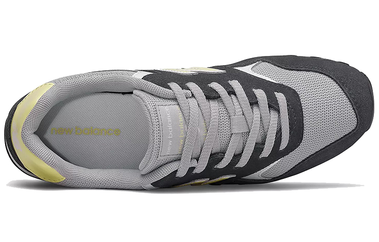 Lookbook New Balance NB 393 低幫 跑步鞋 女款 黑黃灰