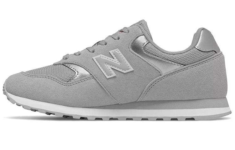 (Women) New Balance 393 Shoes Grey/Silver WL393MET