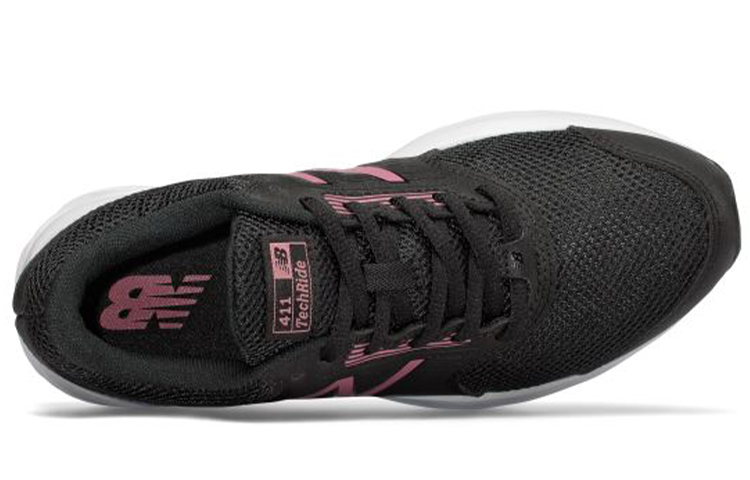 Lookbook (W) New Balance 411 v1 Kasut Sneakers /Kelabu/Merah Jambu 'Hitam' W411CB1
