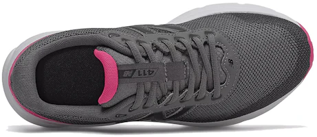 Lookbook (Women) New Balance 411 v2 'Dark Gray Pink White' W411CK2