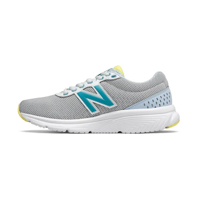(W) NB 411 v2 Low-Top /Blue/Yellow 'Grey'