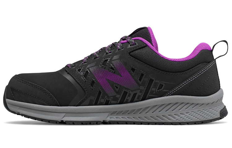 (Women) New Balance 412 Alloy Toe Black/Purple WID412P1