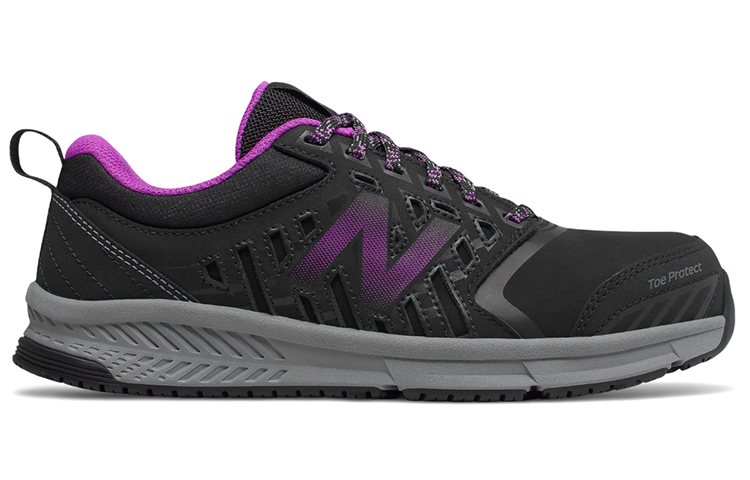 Order (W) New Balance 412 Alloy Toe Zwart/Paars WID412P1