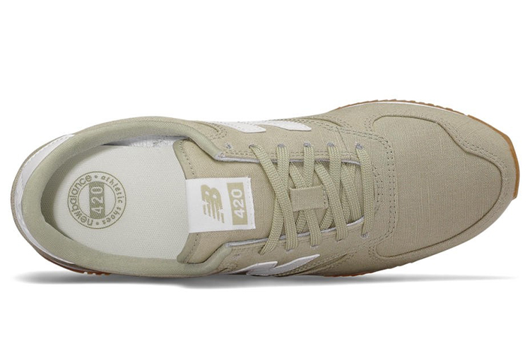 Lookbook New Balance 420 70s 淺灰色 女款