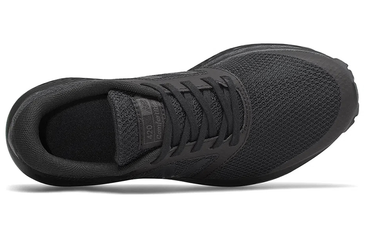 Lookbook New Balance NB 420 低幫 跑步鞋 女款 純黑色