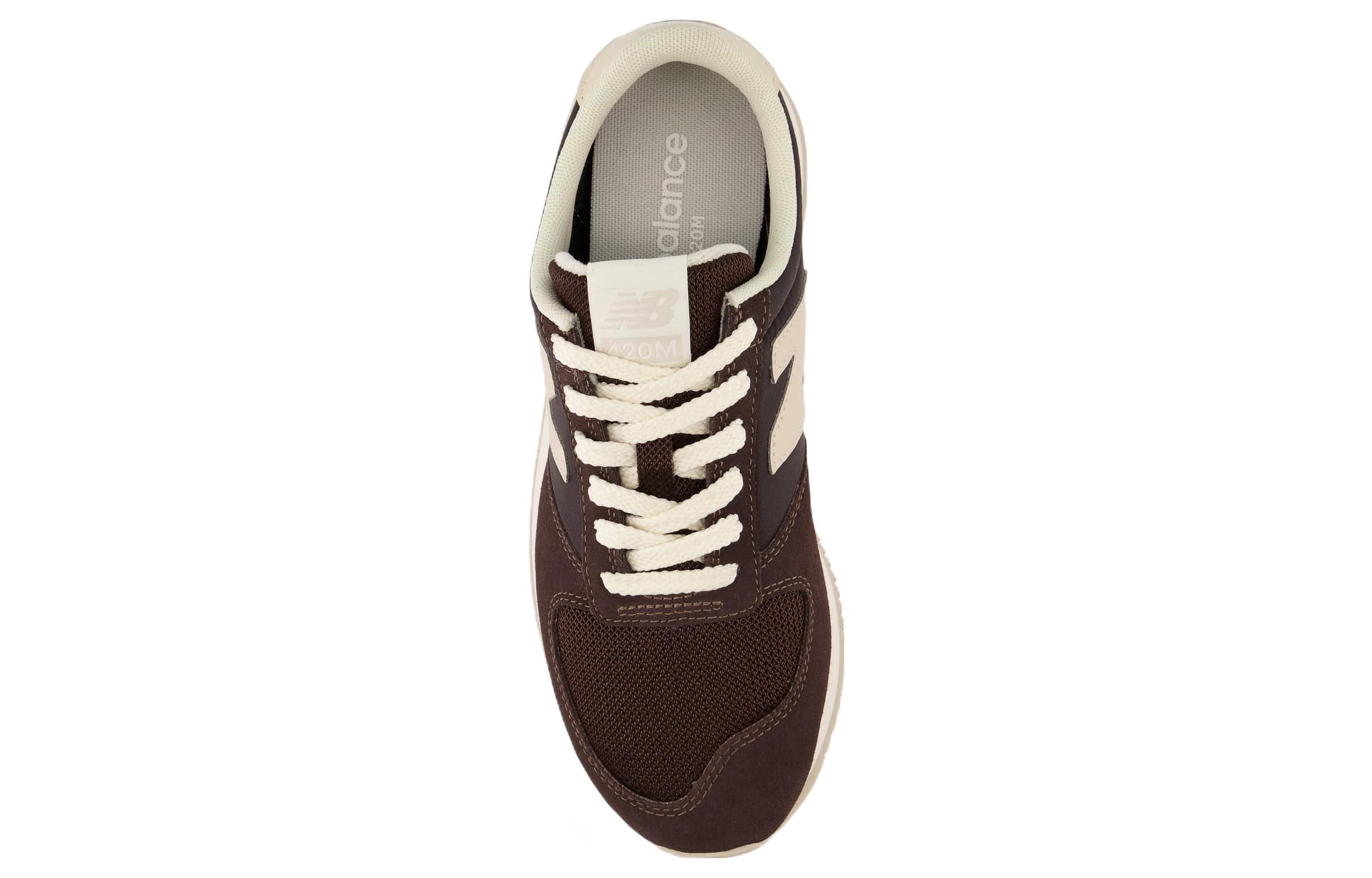 Shop New Balance NB 420 防滑耐磨 低筒 跑步鞋 女款 棕色