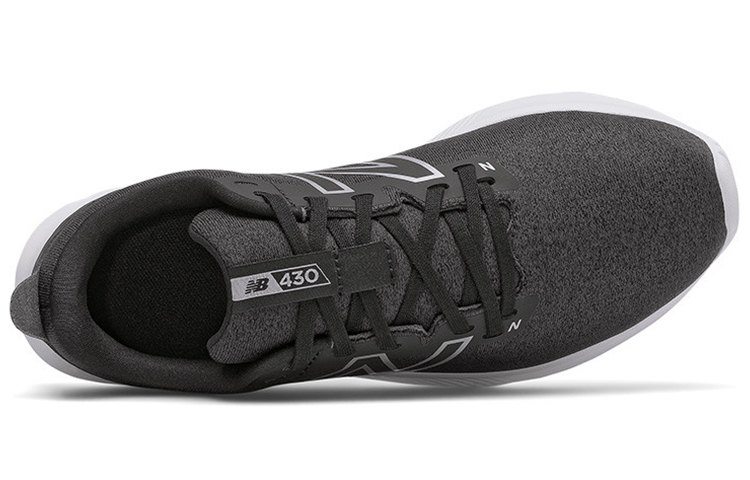 Lookbook (Women) New Balance 430v2 Wide 'Black White' WE430LB2